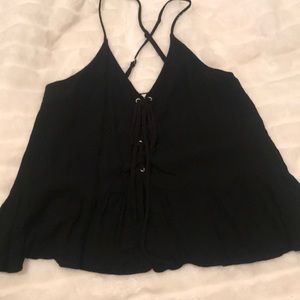 Black tank top
